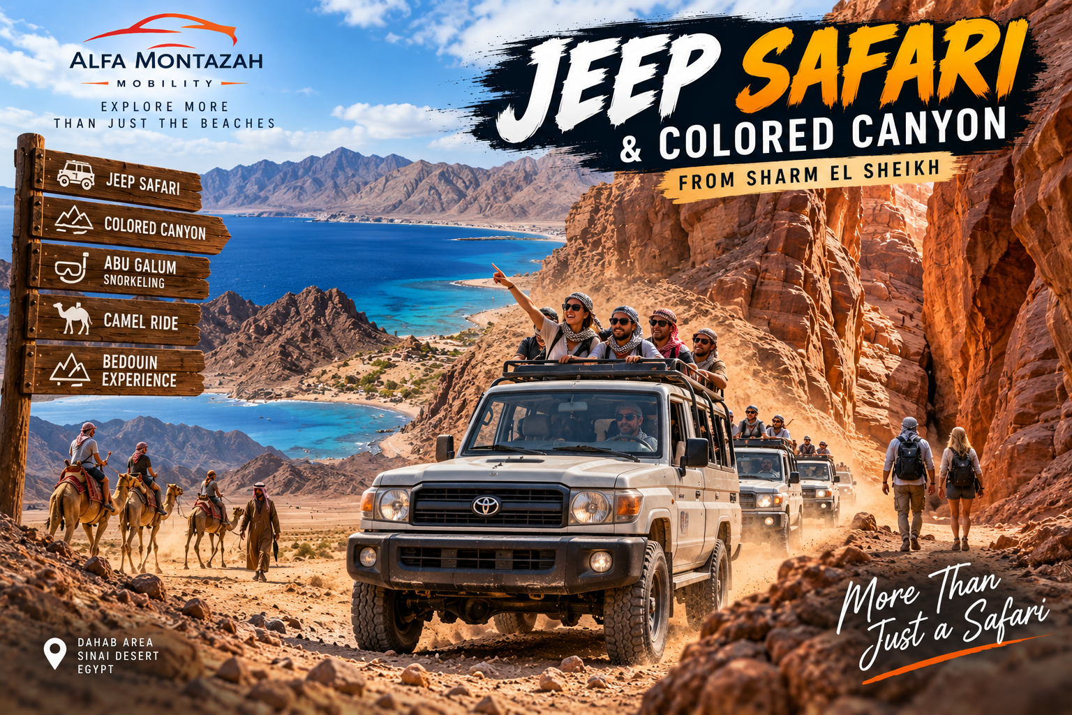 Jeep Safari & Colored Canyon from Sharm El Sheikh: Complete Guide
