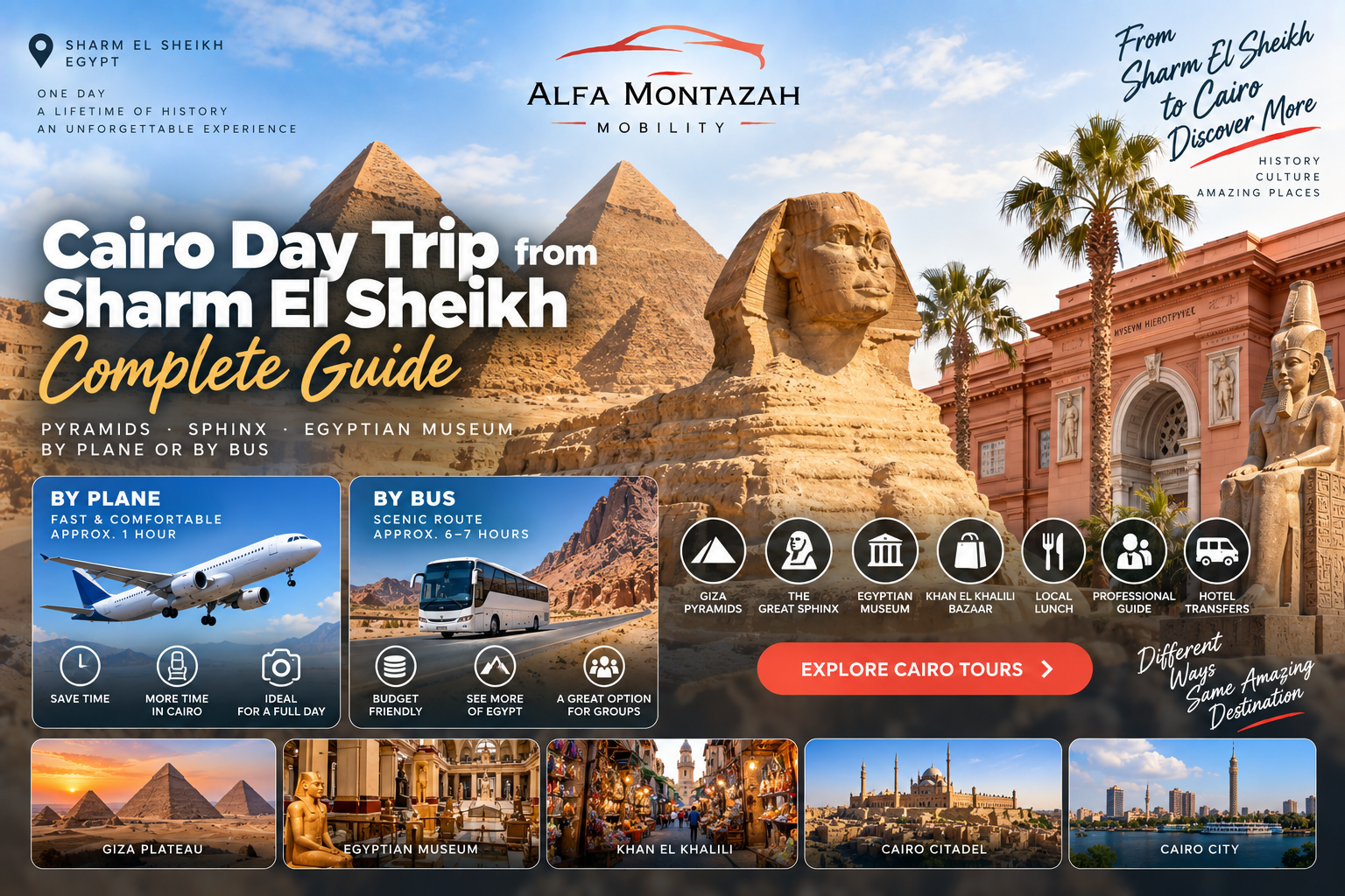 Cairo Day Trip from Sharm El Sheikh Complete Guide