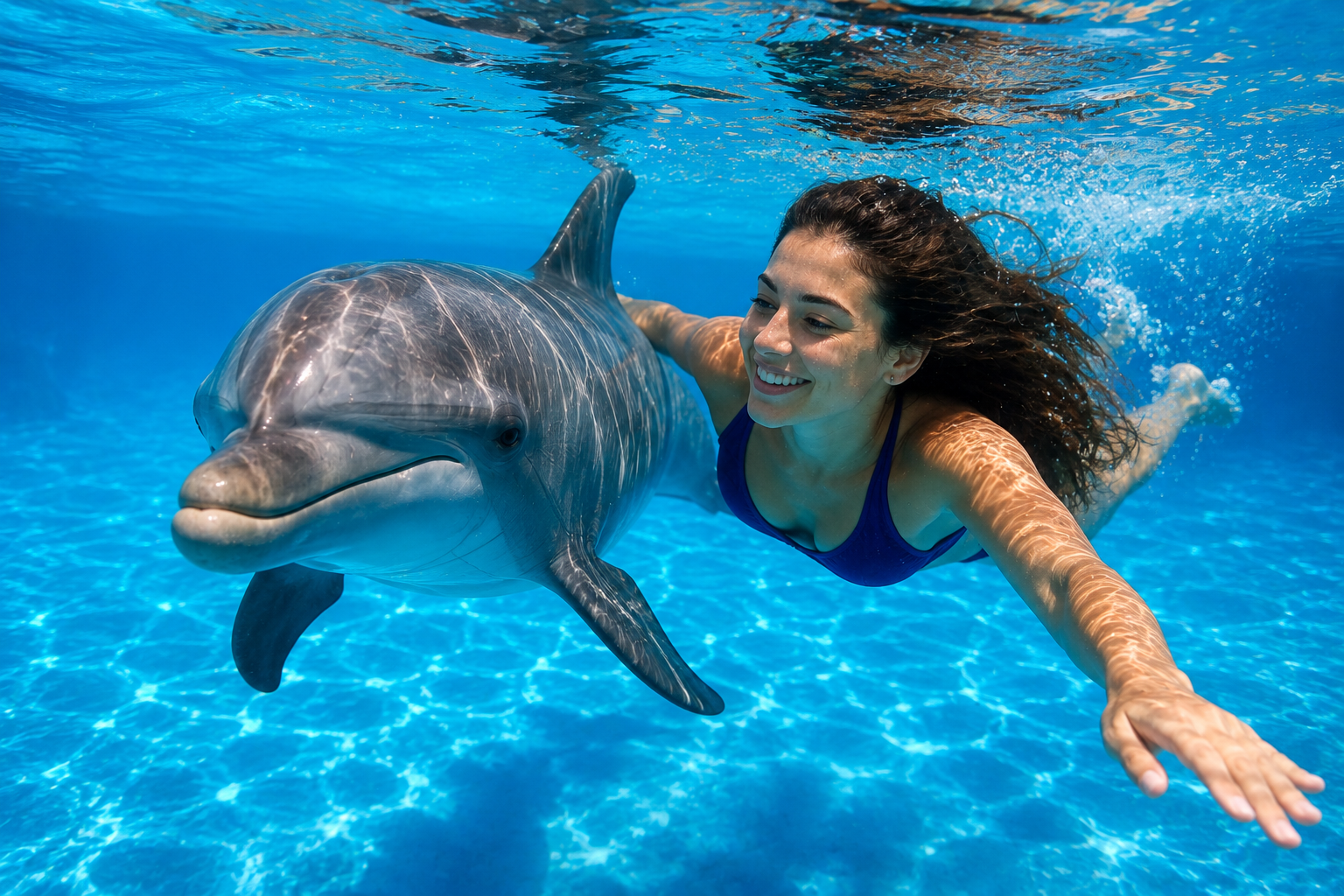 Swimming with Dolphins in Sharm El Sheikh – 15 Minutes